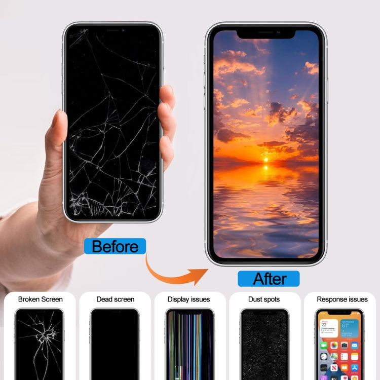 For iPhone 15 Pro Max OEM LCD Screen with Digitizer Full Assembly