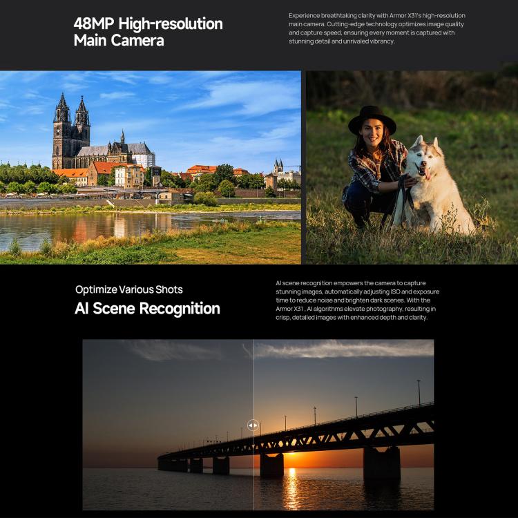 Ulefone Armor X31, 6GB+128GB, Night Vision, IP68/IP69K Rugged Phone, 6.56 inch Android 14 MediaTek Helio G91 Octa Core, Network: 4G, NFC, OTG